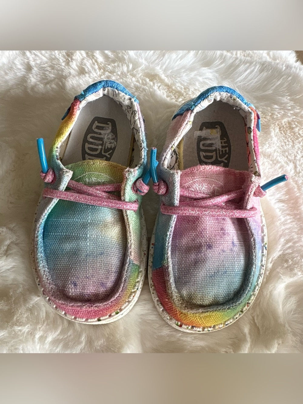 6/$20 Hey Dude Toddler Wendy Dreamer Magic Casual Multicolor Shoes K6